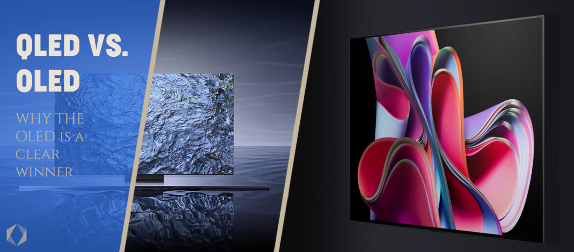 oled vs qled. WHy OLED is better than QLED